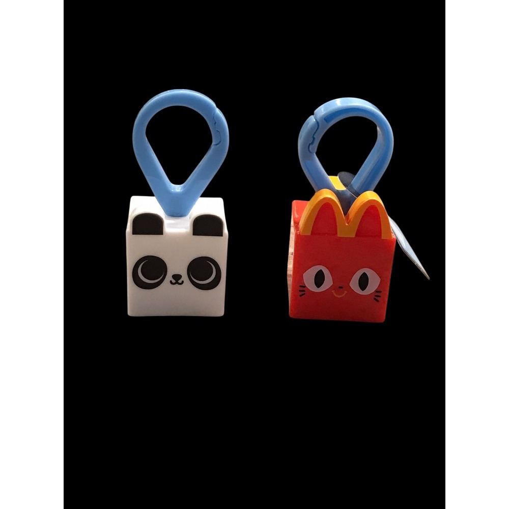 2024 MCDONALD'S Happy Meal Toy Pet SIMULATOR CAT & PANDA TOY‎
